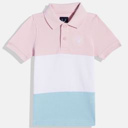 Allen Solly Junior Boys Colourblocked Polo Collar Pure Cotton T-shirt-picture-19