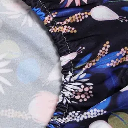 Alina decor Set Of 6 Blue & Pink Printed Chair Covers image 4