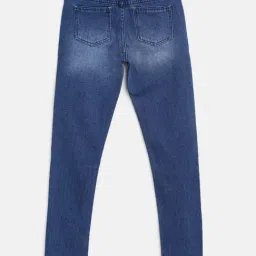 Tales & Stories Kids Blue Solid Jeans (Pack Of 2) image 2