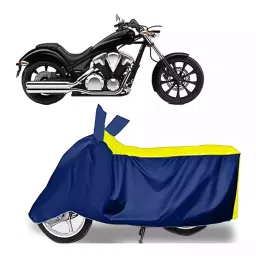 Auto Pearl Bike Cover for Honda VT 1300CX (Yellow & Blue)-picture-39