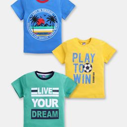 Here&Now X Game Begins Boys Set of 3 Printed T-shirt-picture-6
