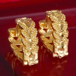 VIVASTRI Women Gold-Plated Alloy Earrings image 2