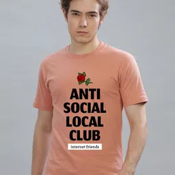 FALTU.CO Men Printed Drop-Shoulder Sleeves Pure Cotton T-shirt-picture-26