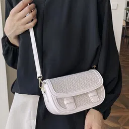 KPOP Textured PU Sling Bag-picture-22