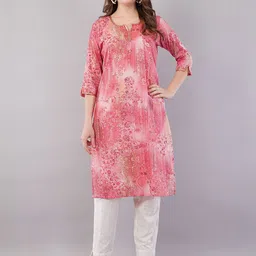 EELIKA Women Floral Printed Indie Florals Kurta-picture-19