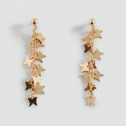 Mango Kids Girls Butterfly Shaped Contemporary Drop Earrings-image-67