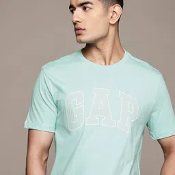 GAP Novelty Brand Logo Embroidered Pure Cotton T-shirt-picture-33