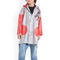 Citizen Kids Mickey Printed Hooded Rain Jacket-picture-23