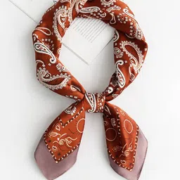 CrossKulture Women Printed Satin Scarf-image-92