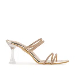 Scentra Women's Golden Ethnic Sandals-picture-18