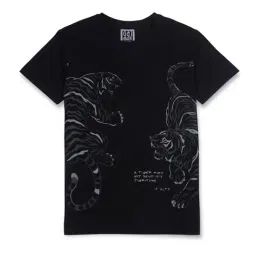 Gini & Jony Kids Black Printed T-Shirt-picture-37