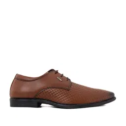 khadim Lazard by Khadims Men's Brown Derby Shoes-picture-23