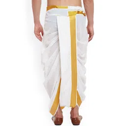 SOJANYA White Dhoti Pants image 3