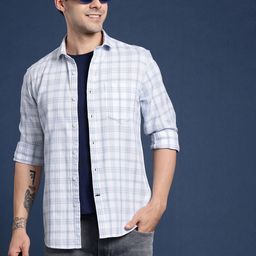Mast & Harbour Men Standard Checked Casual Shirt-picture-24