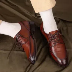La Botte Men's Brown Derby Shoes-picture-22