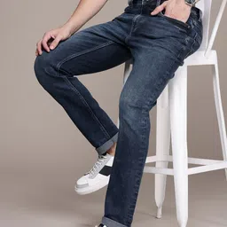 Nautica Men Slim Fit Heavy Fade Stretchable Jeans-picture-36