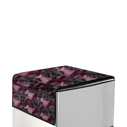 The Furnishing Tree Maroon Printed Air Conditioner Cover image 4