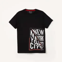 Fame Forever by Lifestyle Kids Black Cotton Printed T-Shirt-picture-15