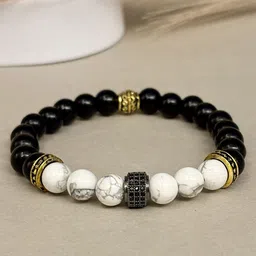 SANAA CREATIONS Unisex Onyx Antique Bracelet-image-41