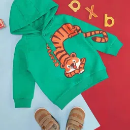 Pantaloons Baby Green Cotton Printed Full Sleeves Sweatshirt-image-26