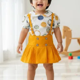 NEW GEN Girls Printed Top with Skirt-picture-41