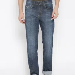 Pepe Jeans Men Blue Kingston Regular Fit Mid-Rise Clean Look Stretchable Jeans-picture-15