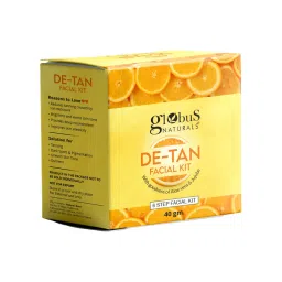 Globus Naturals De - Tan 6 Step Facial Kit With Goodness Of Aloe Vera & Jujube image 1