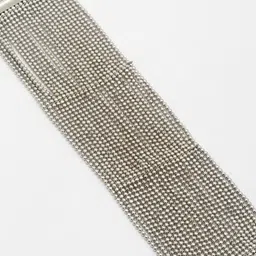 Moedbuille Silver Plated Beadwork Layered Design Oxidised Multistrand Bracelet image 3