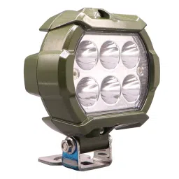 AllExtreme EX6LMW1 Waterproof 6 LED White Fog Light With Strobe Feature Heavy Duty Work Lamp for Motorcycle Bike Car and SUV (18W, White, 1 Pc)-picture-11