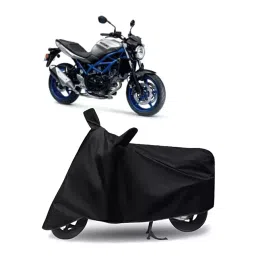 Auto Pearl Bike Cover for Suzuki SV 650 BS6 (Black)-picture-33