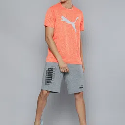 Puma Men Regular Fit Power Logo Printed Sports Shorts image 5