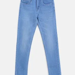 Tales & Stories Kids Blue Solid Jeans (Pack Of 2) image 4