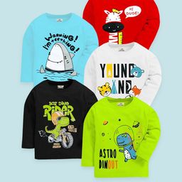 KUCHIPOO Boys 5 Printed T-shirt-picture-26
