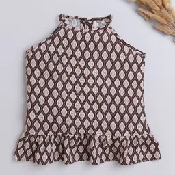 The Magic Wand Girls Printed Halter Neck Top-picture-16