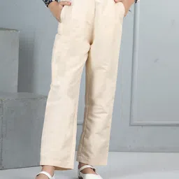 Cutiekins Woven Solid Trousers - Beige-picture-21