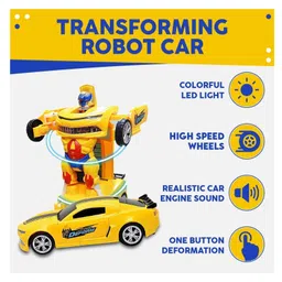 ADKD Auto Convertible Robot Sports Car Toy (Color & Print May Vary) image 2