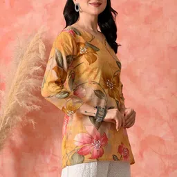 HARIKS Printed V-Neck Tunic & Palazzo Co-Ords image 2