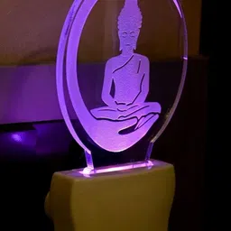 1ST TIME Red & White Acrylic Contemporary Abstract Shaped Shaped Wall Lamp image 2