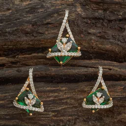 Kushal's Fashion Jewellery Artificial Stones Embellished Bridal Maang Tikka Head Jewellery-image-84