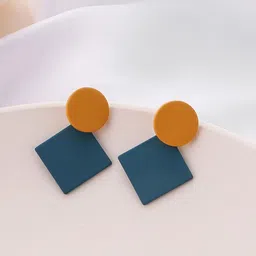 MYKI Geometric Shape Stud Earrings-picture-21
