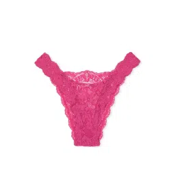 Victoria's Secret Dream Angels Lace Brazilian Panty Pink-image-59