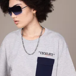 The Roadster Lifestyle Co. Drop-Shoulder Relaxed T-shirt-image-7