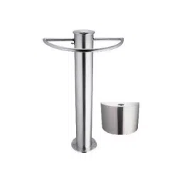 Jayna Pelican Matt Finish Stainless Steel Pedestal with Waste Bin for Wash Basin, PS 04-picture-12