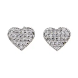DZINETRENDZ Heart Shaped Studs Earrings-picture-19
