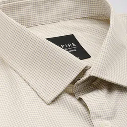 Park Avenue Slim Fit Micro Checked Formal Shirt image 4