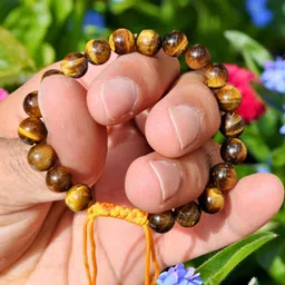 Apnisanskriti Unisex Tiger Eye Thread Bracelet image 4