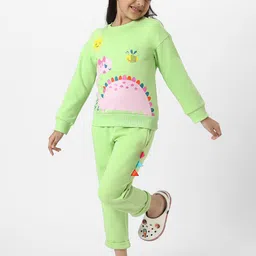 Nauti Nati Girls Printed Sweatshirt With Trousers-image-38