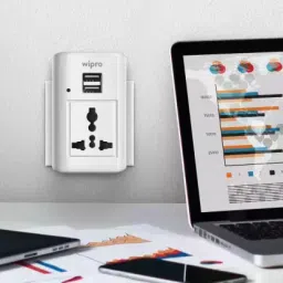 Wipro NWM0300 North West Multi Plug with 1 Universal Socket & 2 USB Ports- Pack of 2 image 2