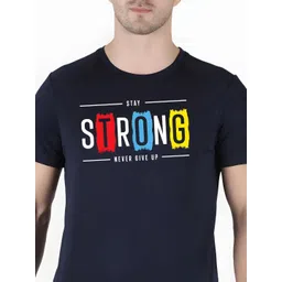 SZN Typography Printed Round Neck T-shirt image 2