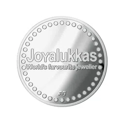 Joyalukkas 999 Happy Anniversary Silver Coin - 20gm image 2